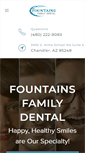 Mobile Screenshot of myfountainsfamilydental.com